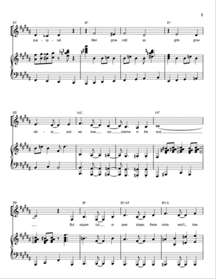 The Sparkling Diamond Choir scores gallery preview page 5