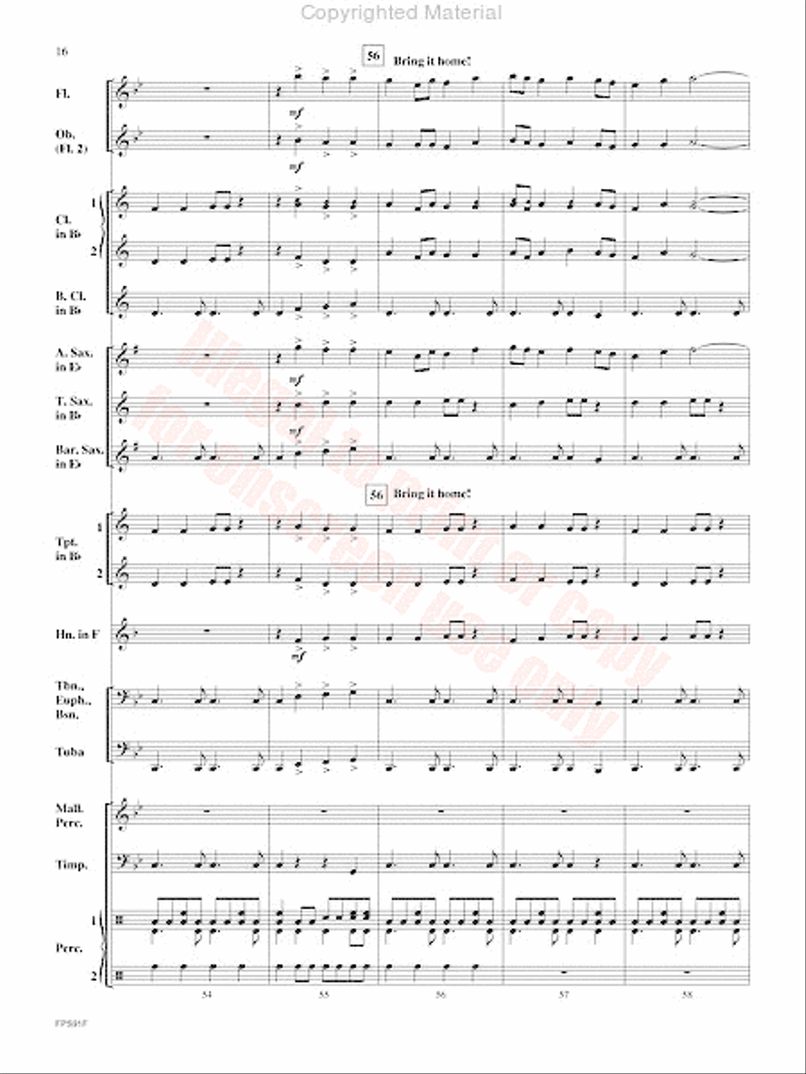 Junk Funk Concert Band scores gallery preview page 17