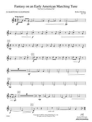 Fantasy on an Early American Marching Tune: E-flat Baritone Saxophone