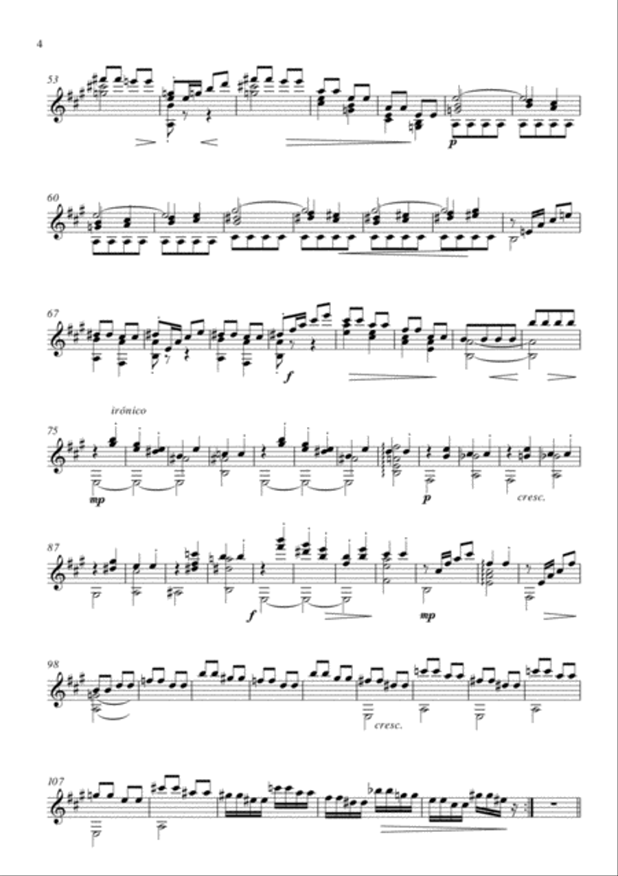 Sonata nº 2 Sonata nº 2 Classical Guitar scores gallery preview page 4