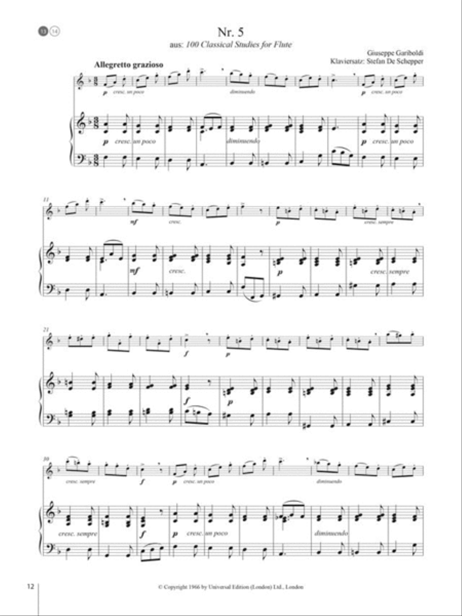 Starke Töne - Querflöte und Klavier Flute Solo scores gallery preview page 3