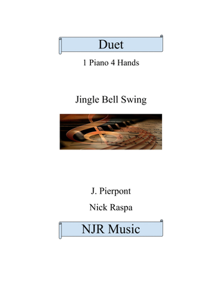 Book cover for Jingle Bell Swing (1 piano 4 hands) intermediate - complete set