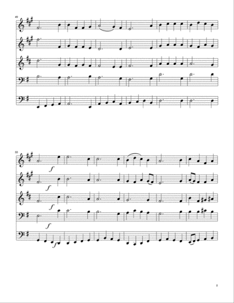 O Come, O Come, Emmanuel O Come, O Come, Emmanuel Brass Ensemble scores gallery preview page 6