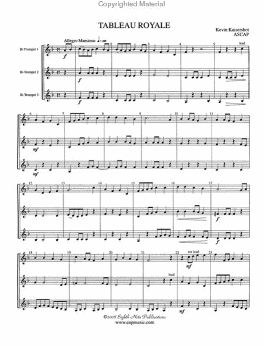 Tableau Royale Tableau Royale Small Ensemble scores gallery preview page 2