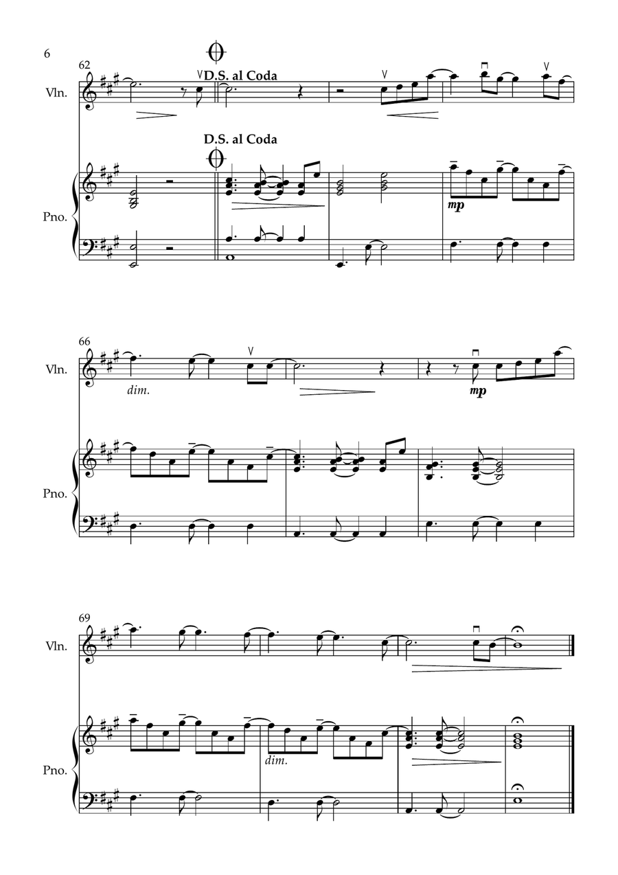 All Of Me Violin Solo scores gallery preview page 6