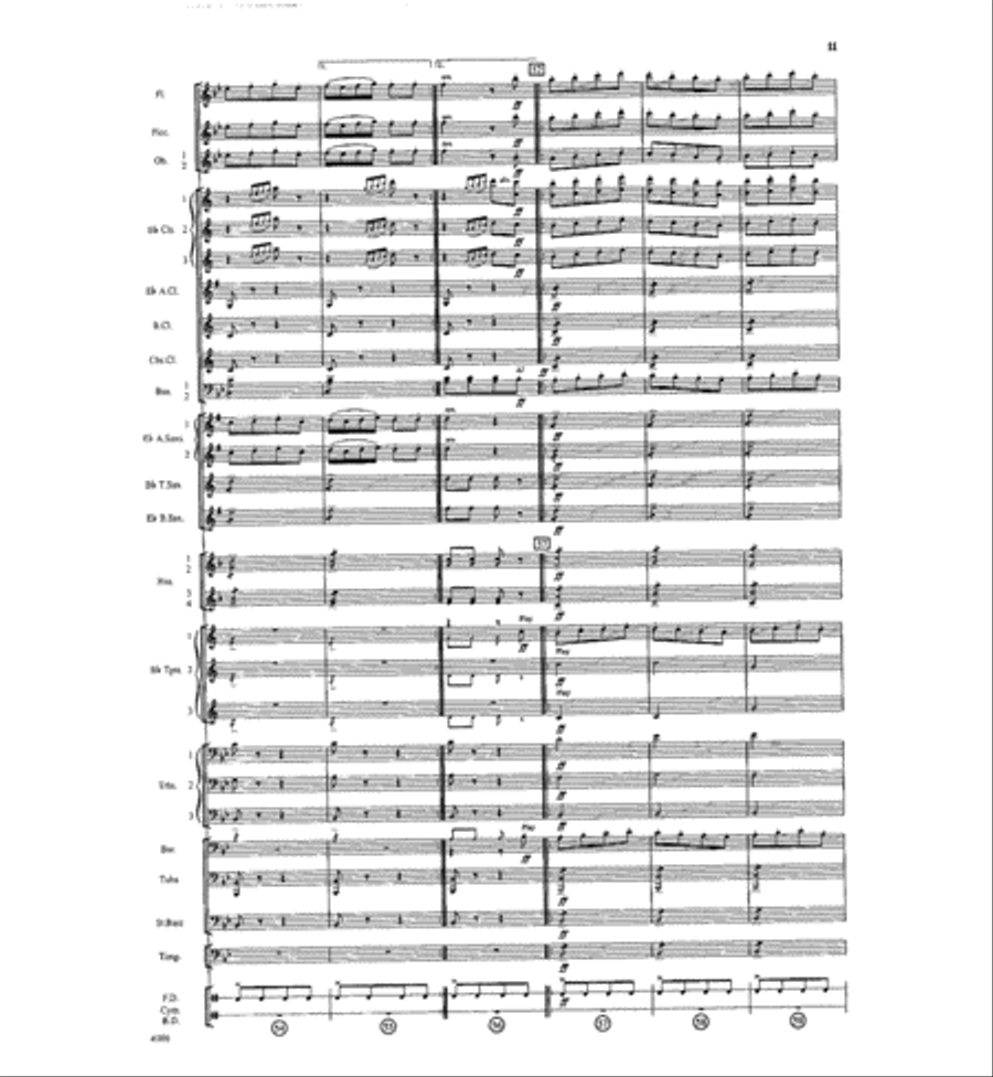 Farandole Farandole Concert Band scores gallery preview page 11