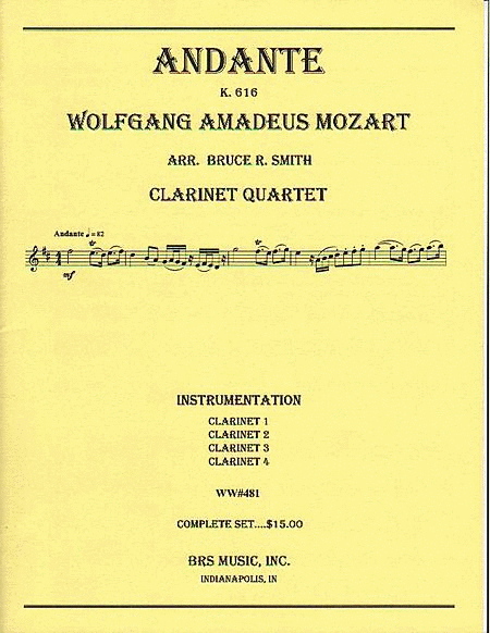 Wolfgang Amadeus Mozart : Andante, K. 616