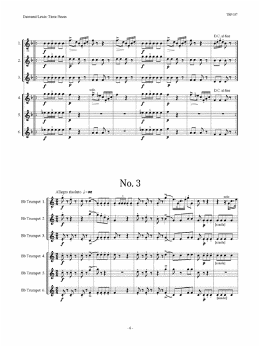 Three Pieces Three Pieces Small Ensemble scores gallery preview page 4