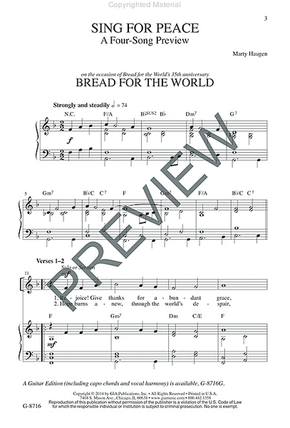 Sing for Peace - Preview edition