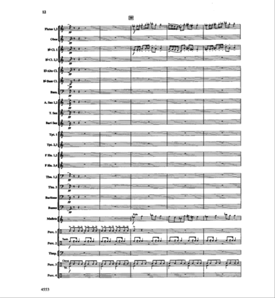 All Things Bright and Beautiful Concert Band scores gallery preview page 12