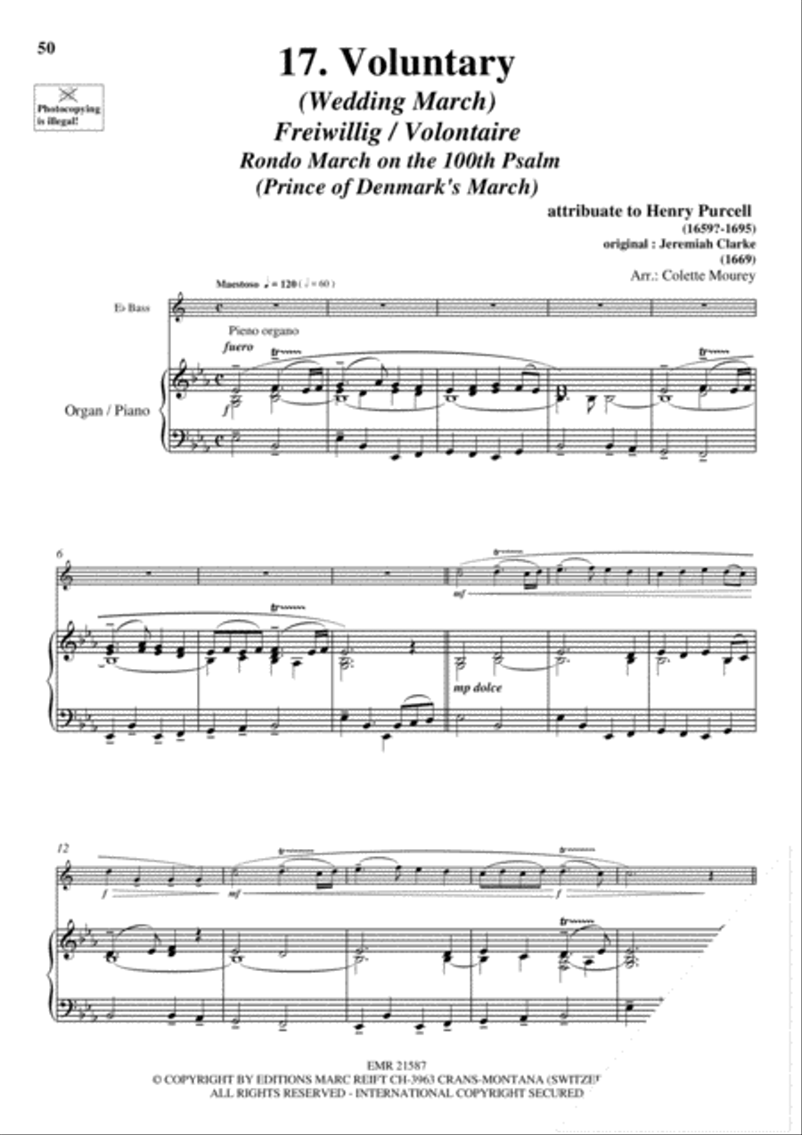 20 Greatest Wedding Solos Organ scores gallery preview page 19