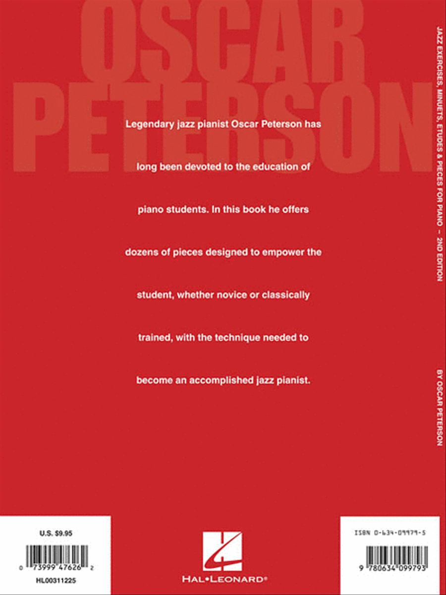 Oscar Peterson – Jazz Exercises, Minuets, Etudes & Pieces for Piano Piano Method scores gallery preview page 2