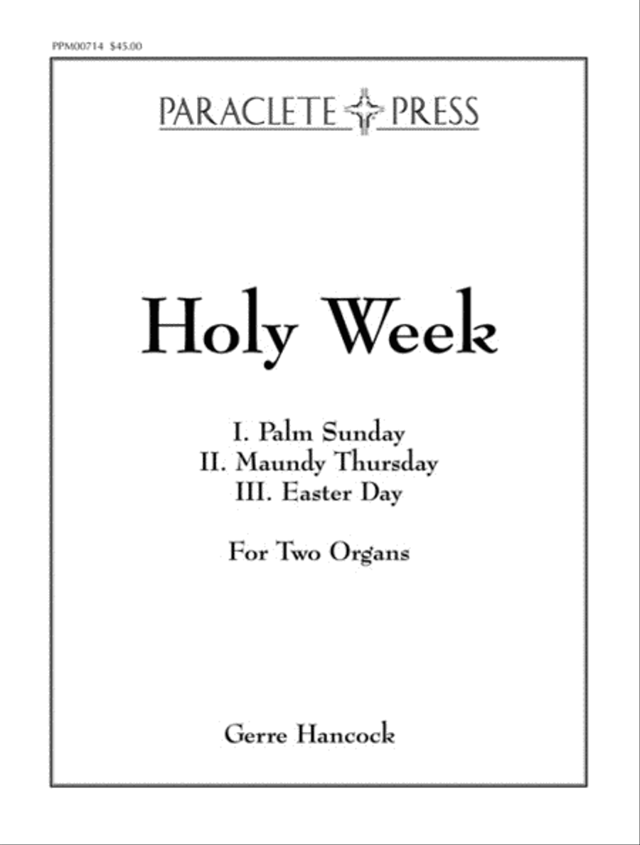 Holy Week