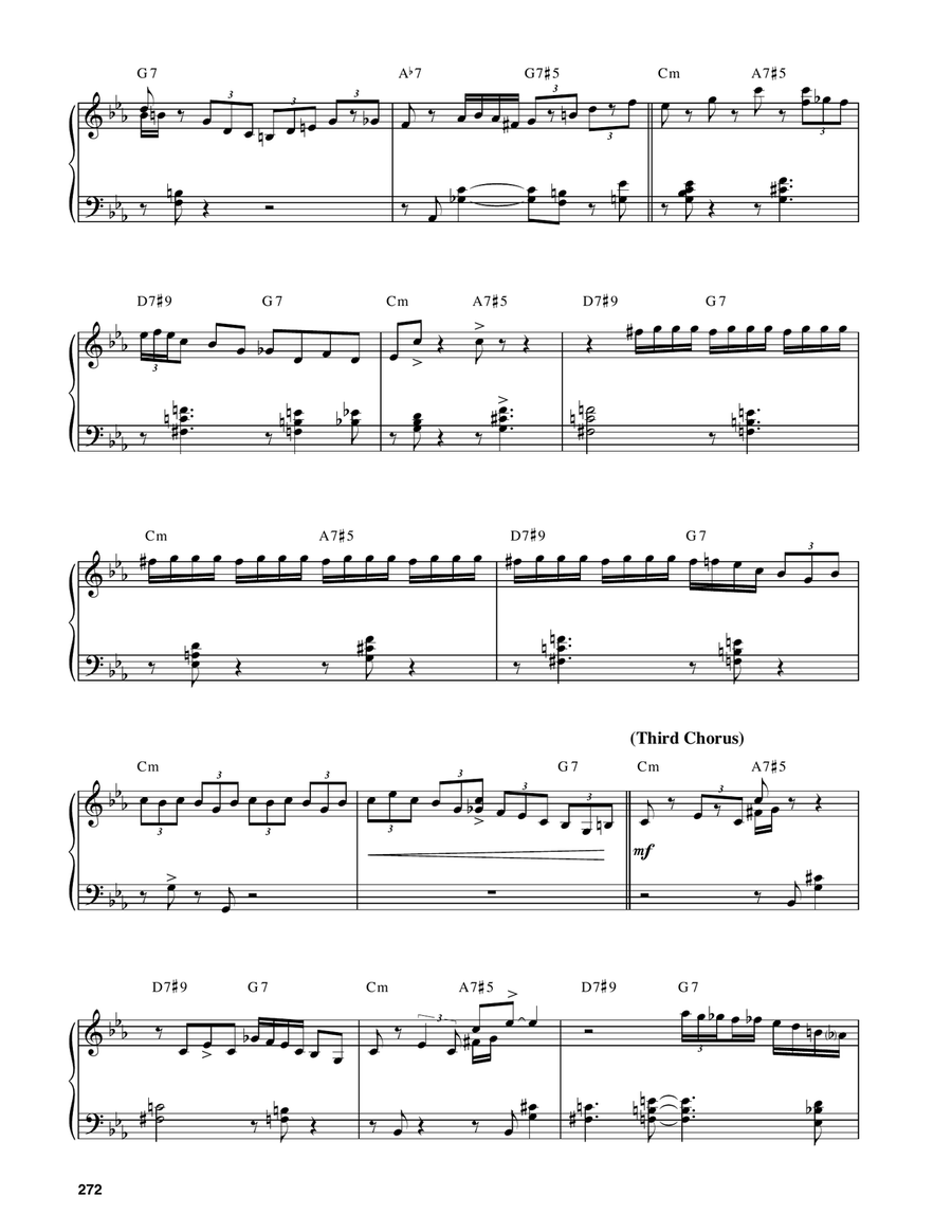 Softly As In A Morning Sunrise Piano scores gallery preview page 5