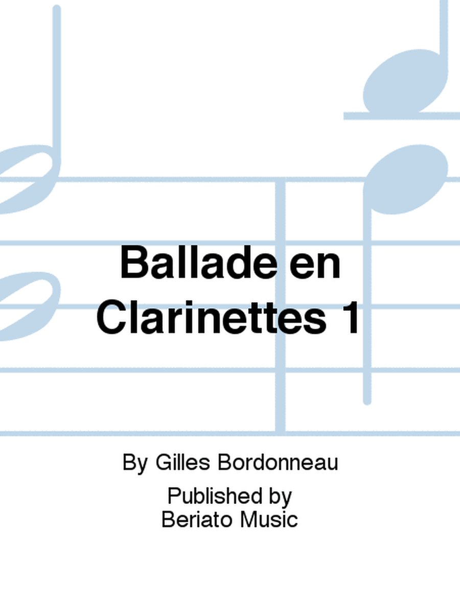 Ballade en Clarinettes 1