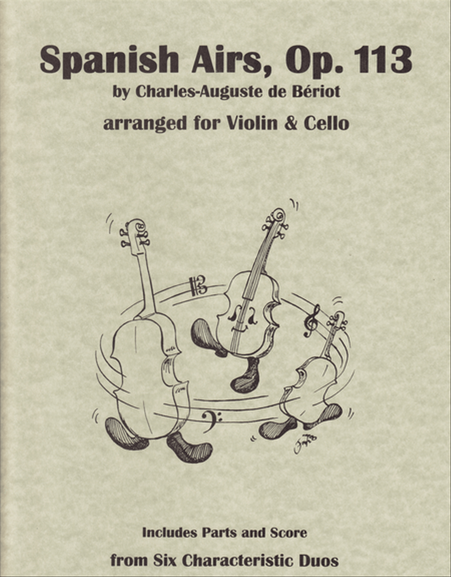Spanish Airs, Op. 113 String Duet scores gallery preview page 1