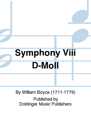 Book cover for Symphony VIII d-moll