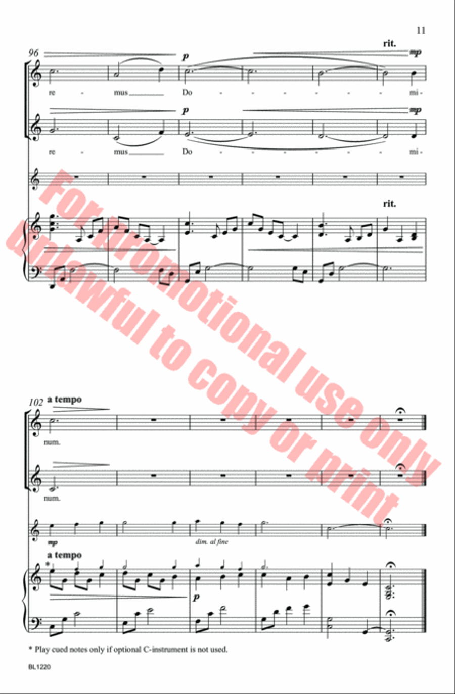 Hodie Christus Natus Est Choir scores gallery preview page 11