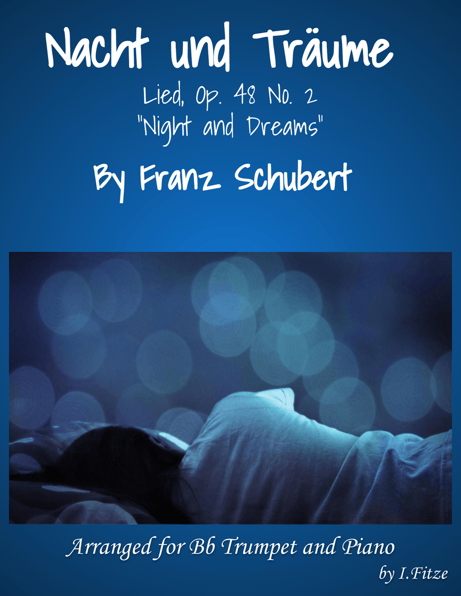 Night of Dreams (Nacht und Träume Op. 48 No. 2) B-Flat Trumpet scores gallery preview page 1