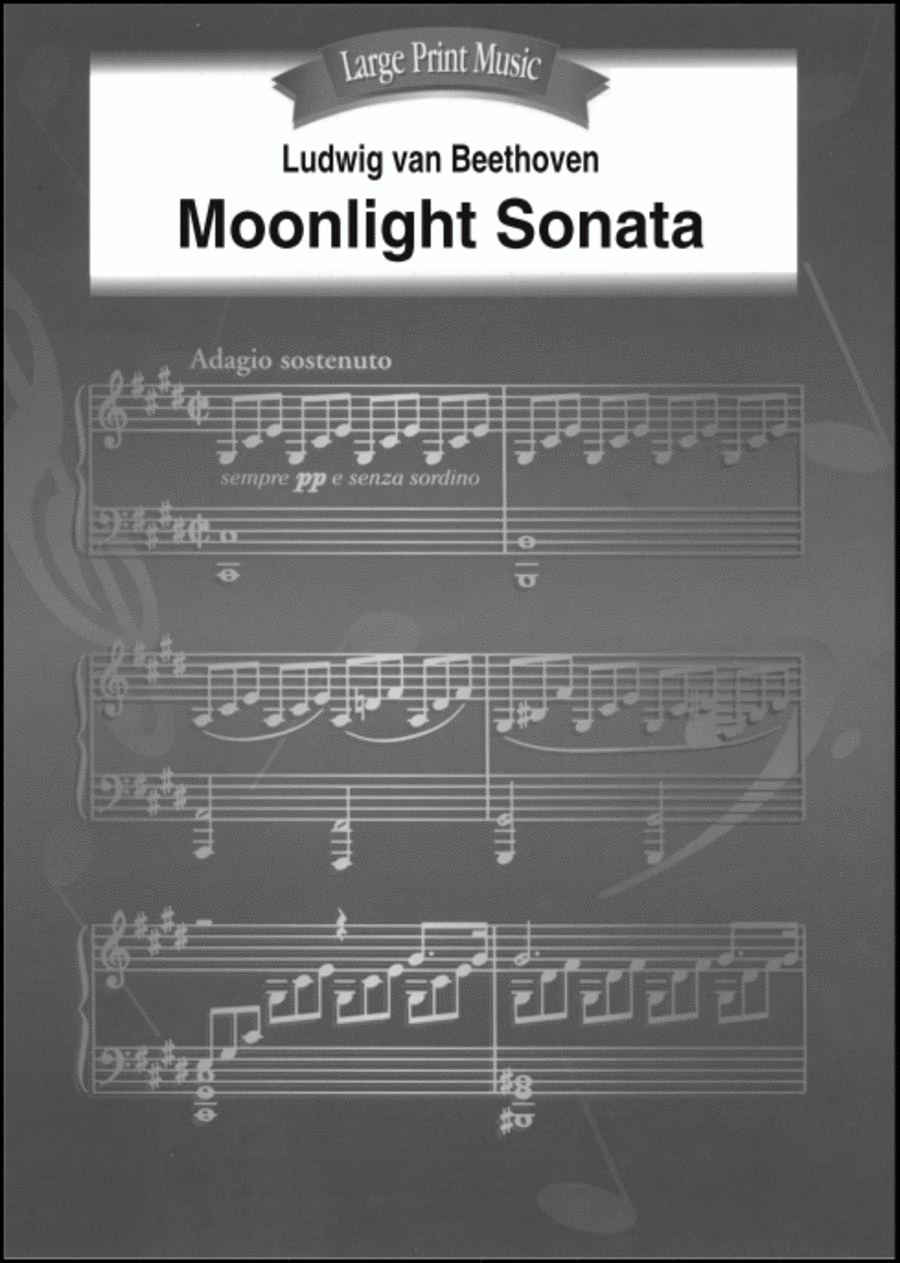 Moonlight Sonata Harpsichord scores gallery preview page 1