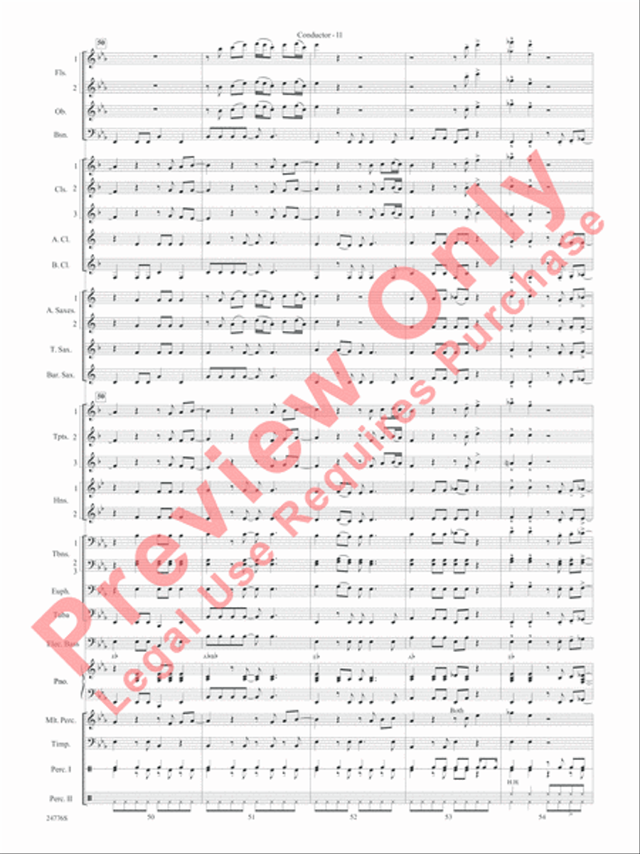 Rolling Stones: The Music Tour Concert Band scores gallery preview page 14