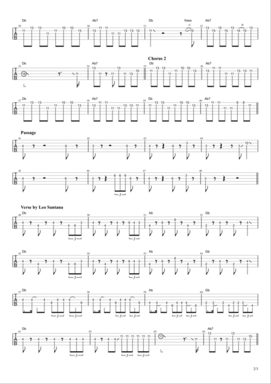 Invocada Bass Guitar scores gallery preview page 2