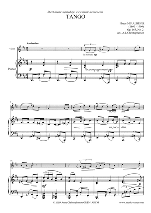 Tango - Violin and Piano