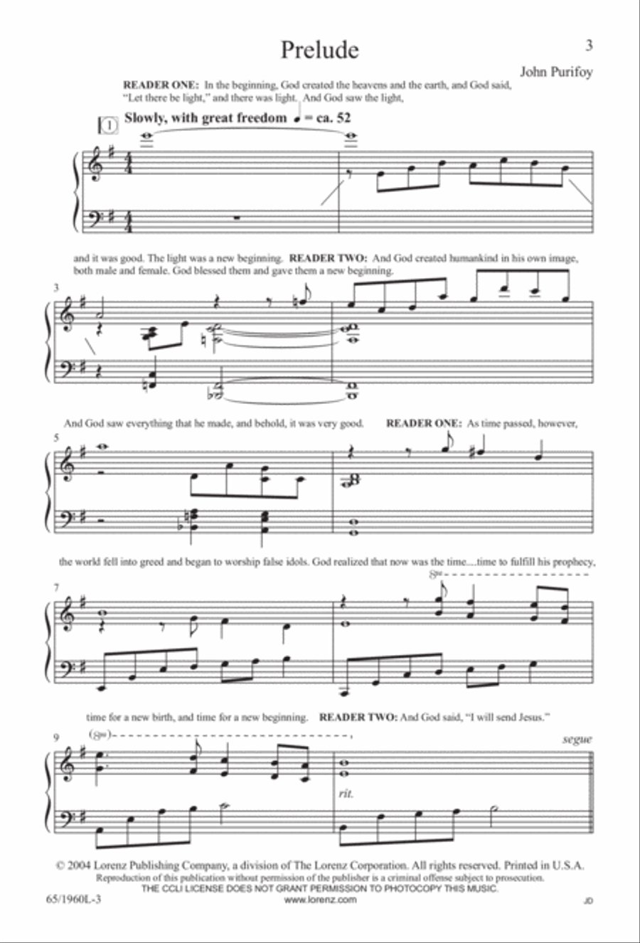 A New Birth...A New Beginning 4-Part scores gallery preview page 4