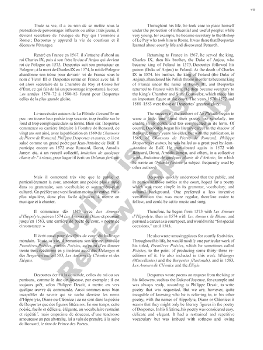 Songs of Gouvy, Volume 2: 18 Sonnets et chansons de Desportes; 18 Poésies de Moritz Hartmann Voice Solo scores gallery preview page 7