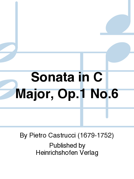 Sonata in C Major, Op. 1 No. 6
