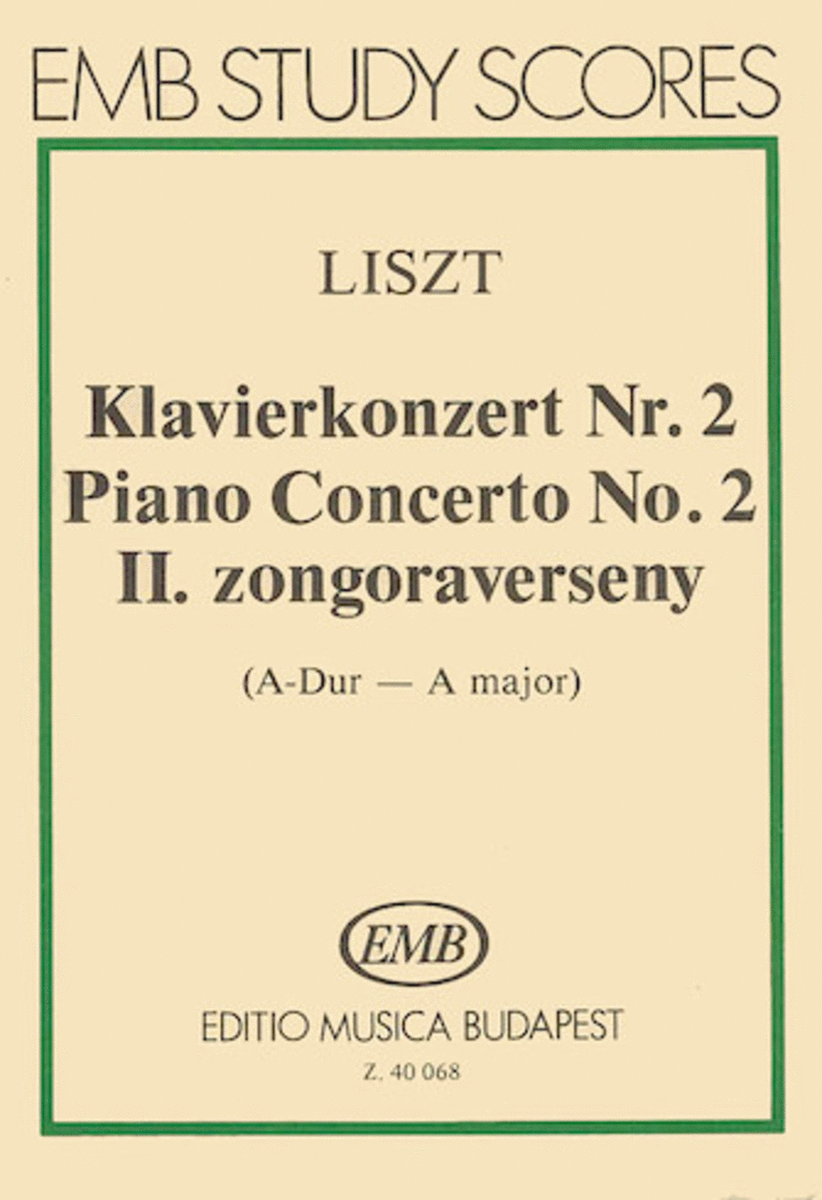 Concerto for Piano and Orchestra No. 2 in A Major