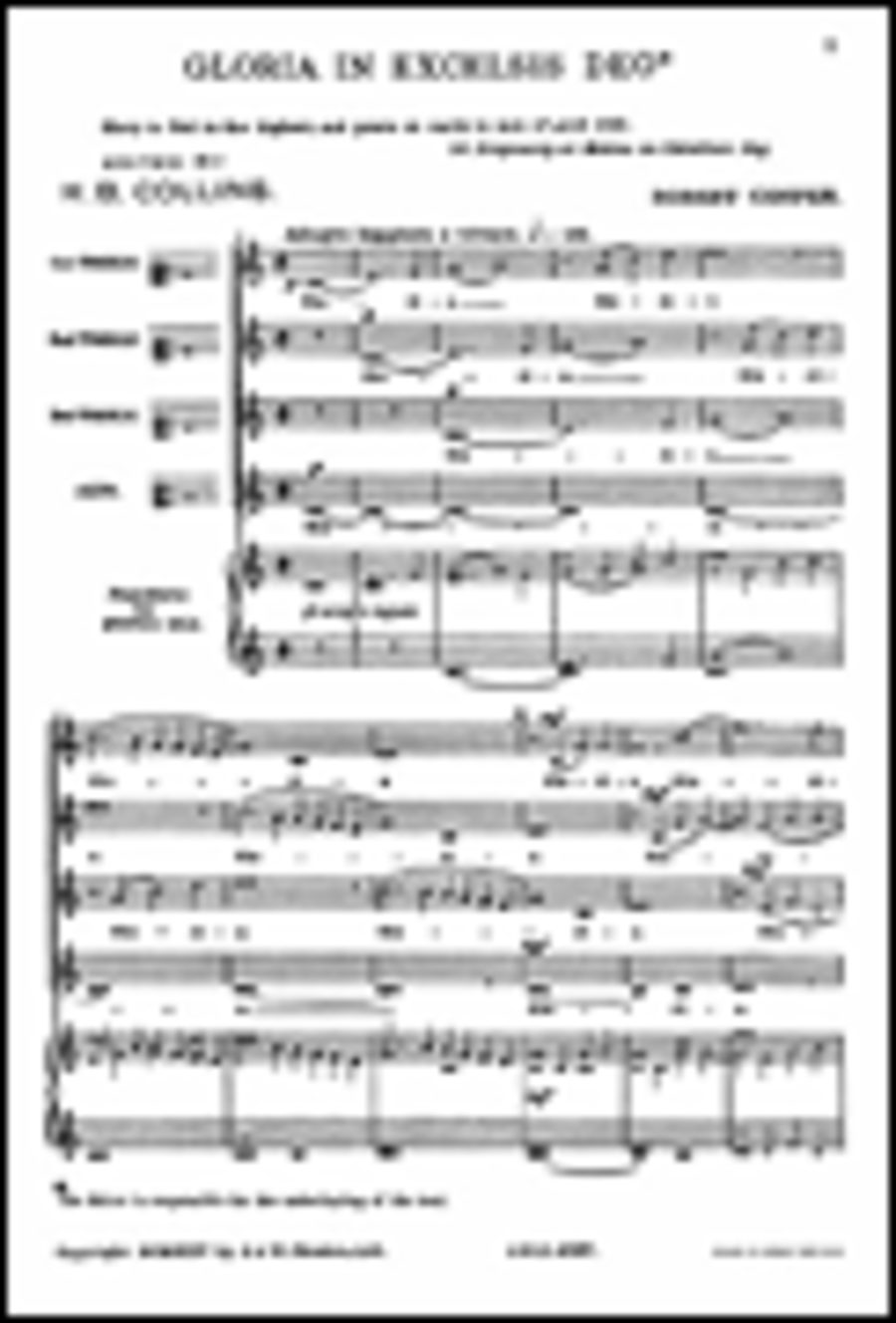 Robert Cooper: Gloria in Excelsis Vocal Score (SSSA)