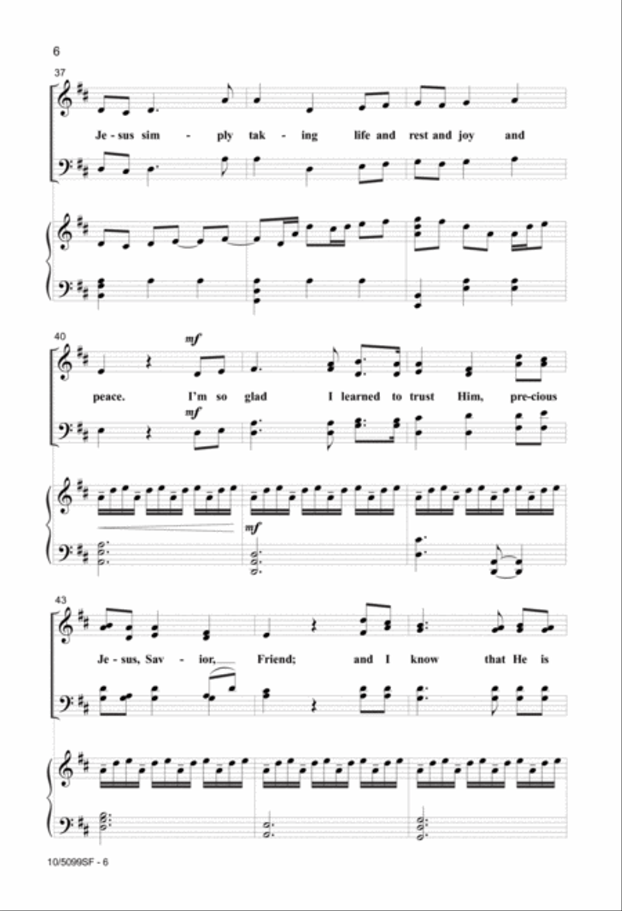 Oh, How Sweet Oh, How Sweet 4-Part scores gallery preview page 6