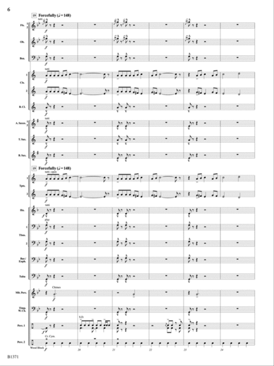 Desert Voices: Score Concert Band scores gallery preview page 6