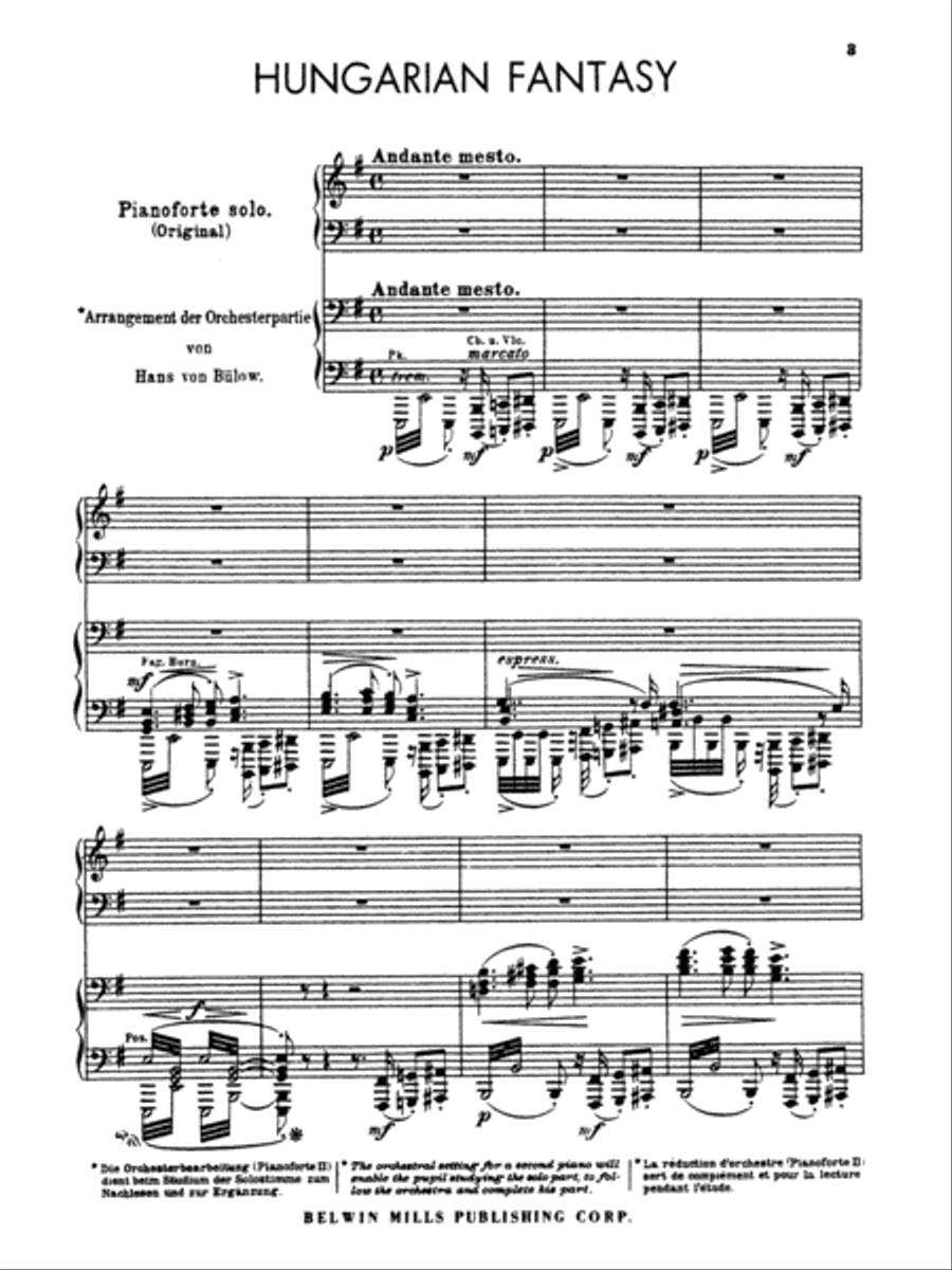 Hungarian Fantasy Small Ensemble scores gallery preview page 4