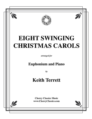 Book cover for Eight Swinging Christmas Carols for Euphonium & Piano