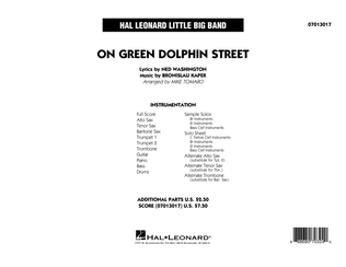 Book cover for On Green Dolphin Street - Full Score