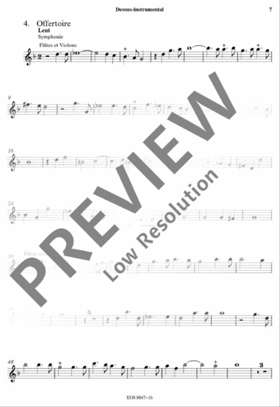 Messe de Mort Flute scores gallery preview page 7