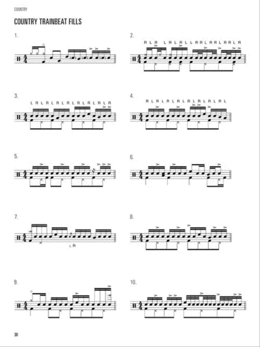 Hal Leonard Drumset Fills Percussion scores gallery preview page 5