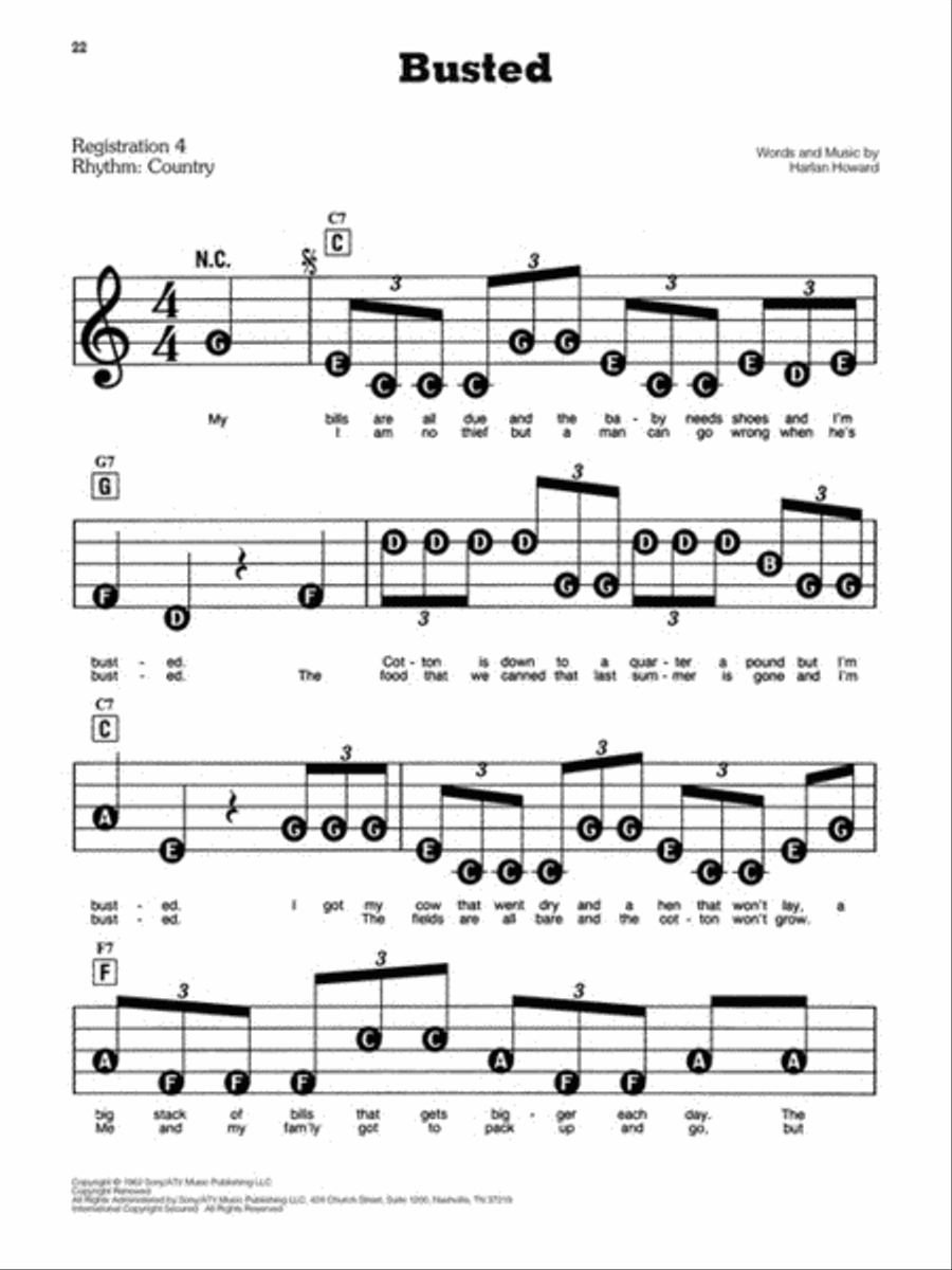 Country Connection – 3rd Edition Electronic Keyboard scores gallery preview page 4