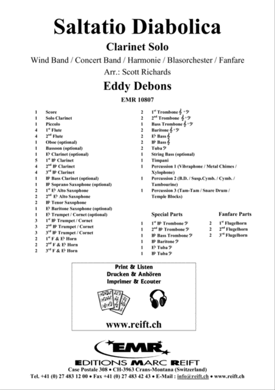 Saltatio Diabolica Saltatio Diabolica Concert Band scores gallery preview page 2