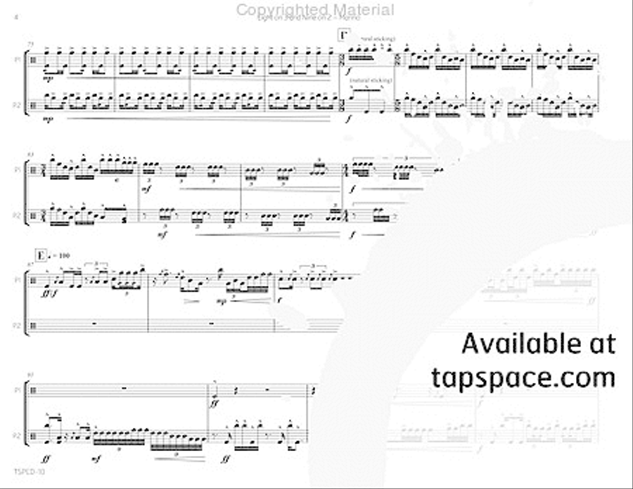 Eight on 3 and Nine on 2 Percussion scores gallery preview page 9