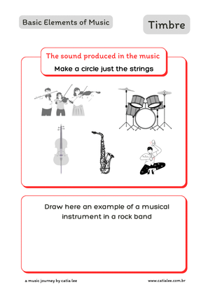 Book cover for Basic Elementes of Music - Musical Theory for Kids - Timbre