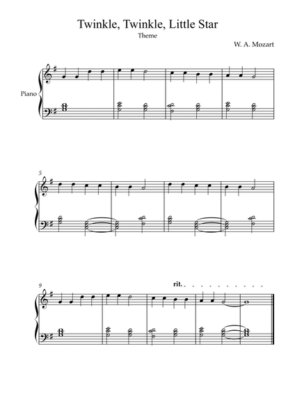 Twinkle, Twinkle, Little Star | Piano Beginner image number null