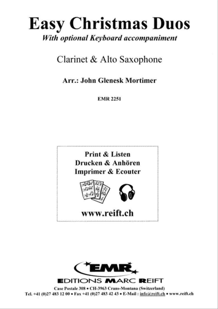 Easy Christmas Duos Woodwind Ensemble scores gallery preview page 2