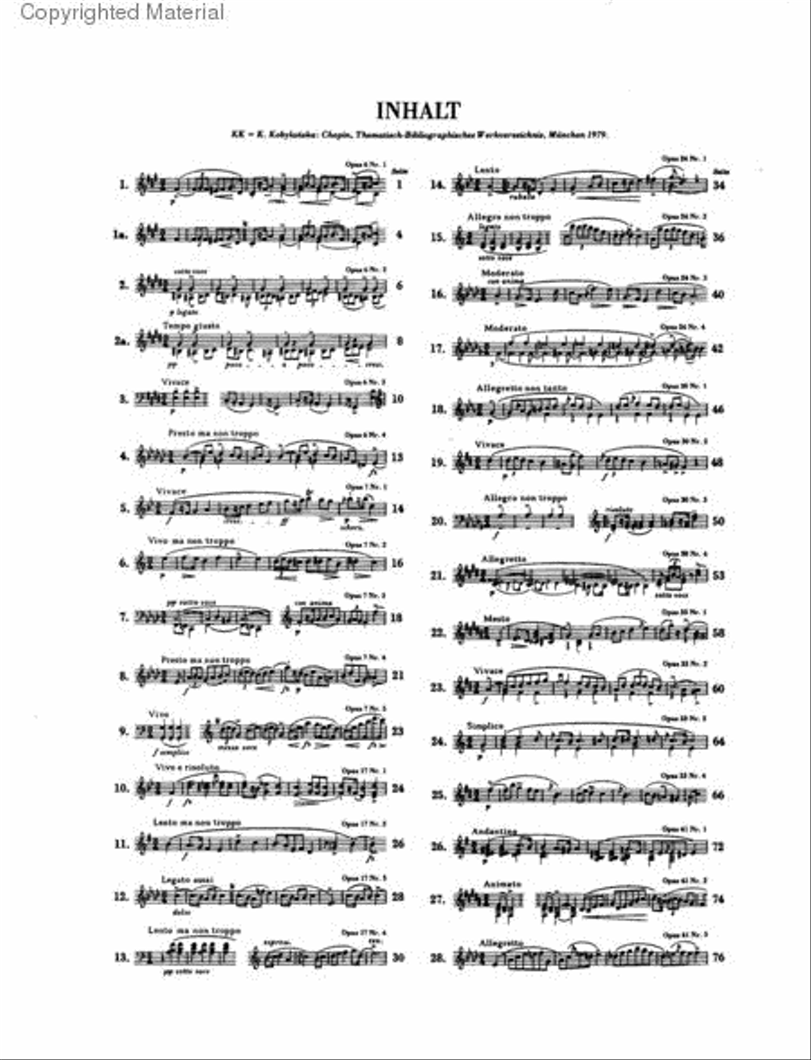 Mazurkas Piano Solo scores gallery preview page 2