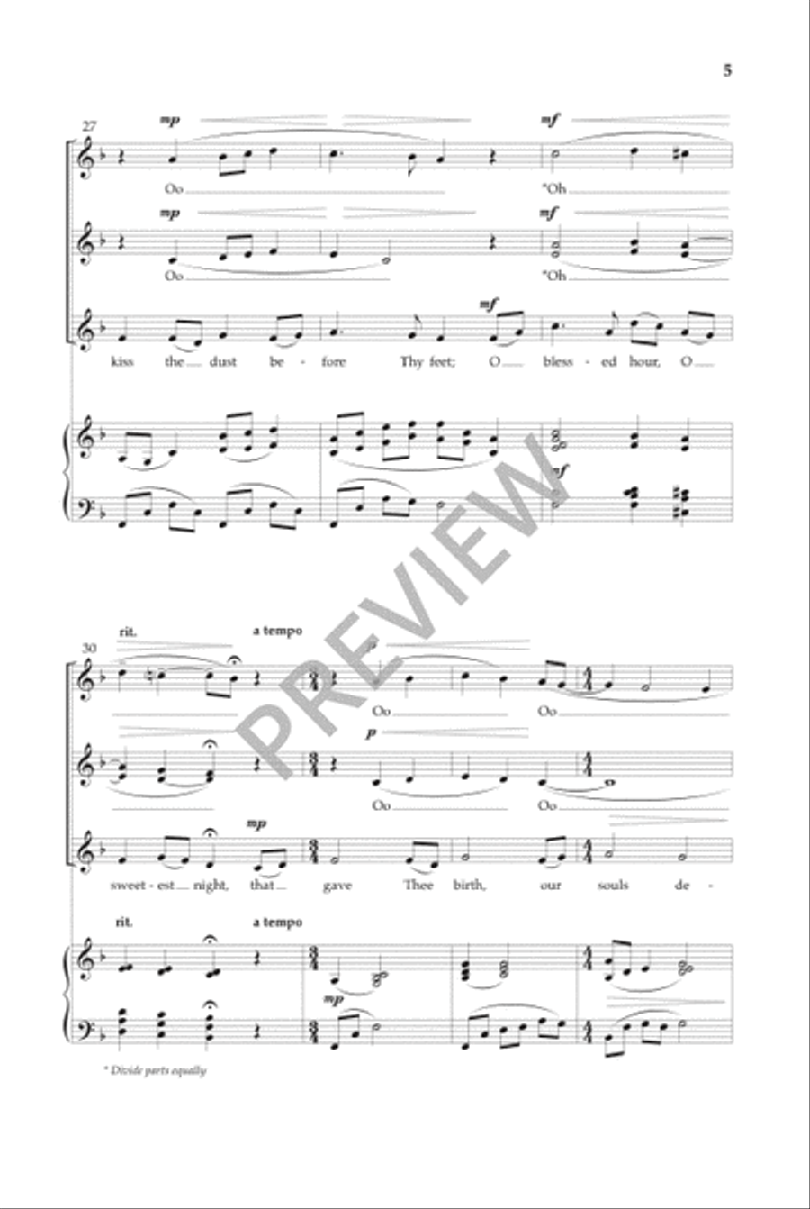 Thy Little Ones (SSA) SSA scores gallery preview page 6