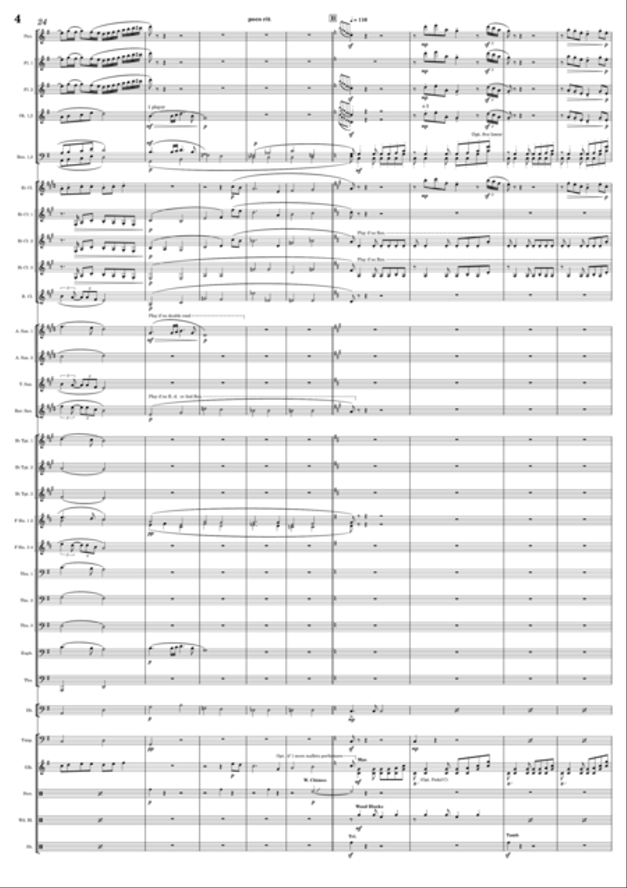梅豔芳歌曲精選 Selections from Anita Mui Concert Band scores gallery preview page 4