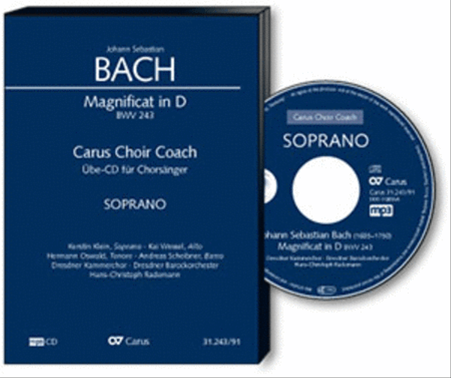 Magnificat in D BWV 243. Carus Choir Coach - Soprano SSATB scores gallery preview page 1
