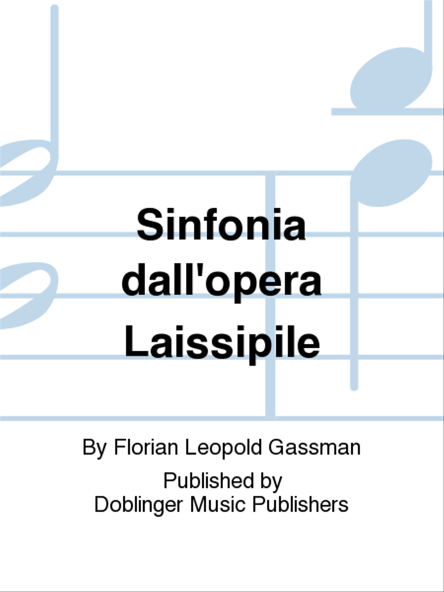 Sinfonia dall'opera L'Issipile School and Community scores gallery preview page 1